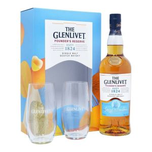 THE GLENLIVET FOUNDERS RESERVE WITH GLASSES 700 ml