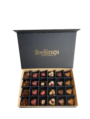 VALENTINE'S GIFT BOX CHOCOLATE HEARTS